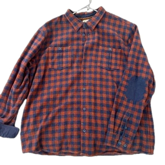 Carbon 2 Cobalt Elbow Patch Button Down - Picture 1 of 3